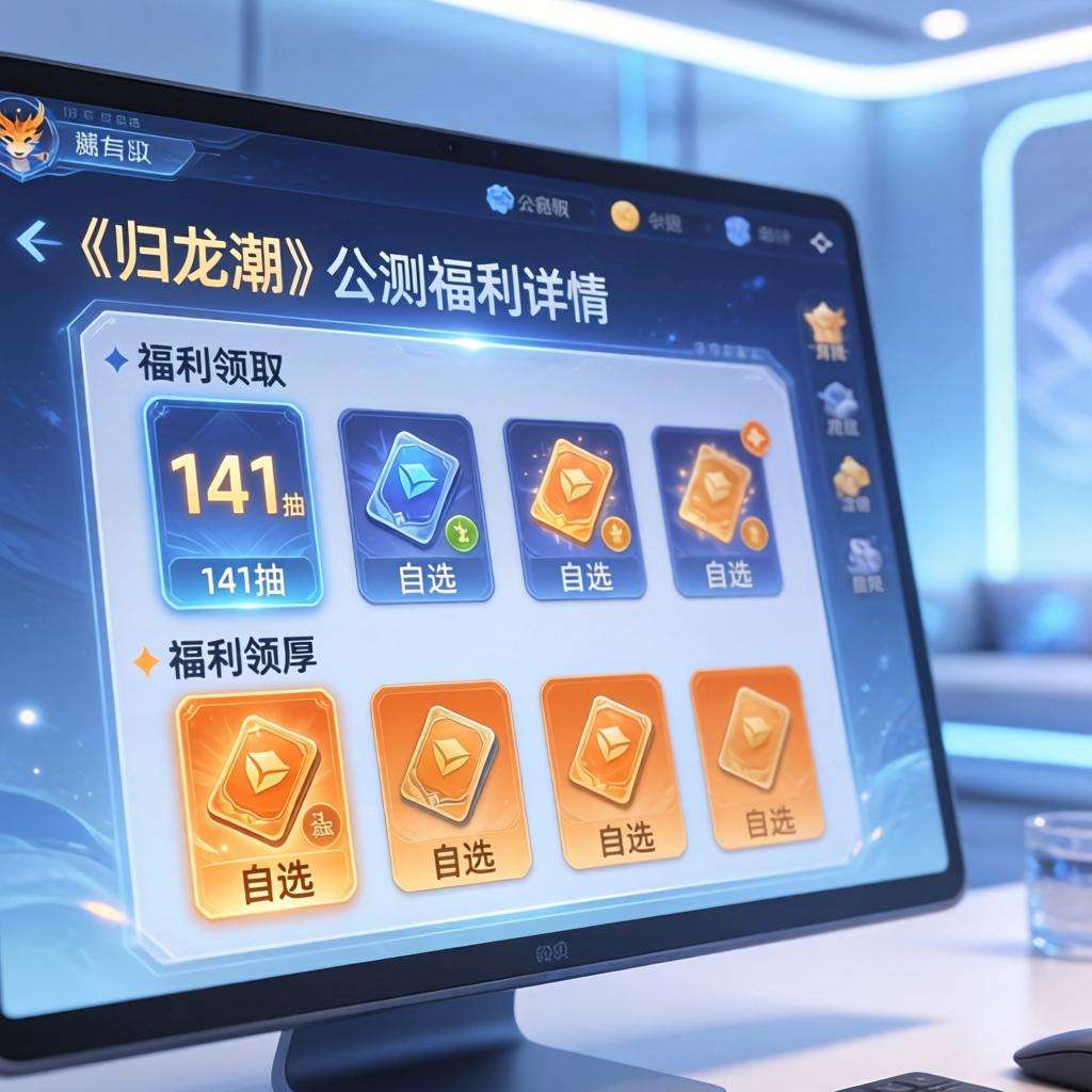归龙潮141抽+自选橙卡，《归龙潮》公测福利盘点第一张图