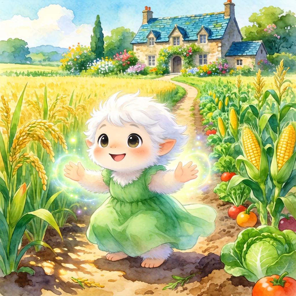 小富婆毛茸茸的小东西居然可以提升种田产量？!第一张图