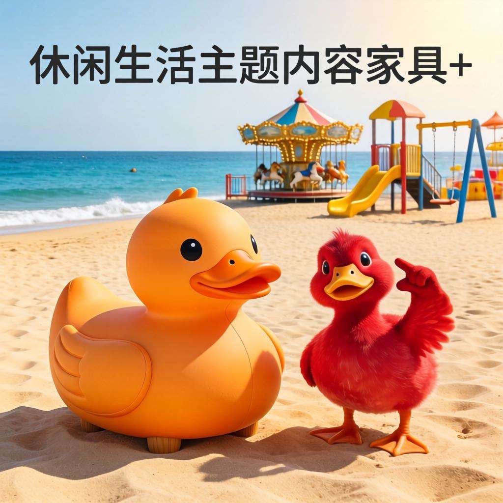 心动小镇第3天丨橙色小鸭子家具+红色小鸭子拍照官方正版下载 - 极玩家
