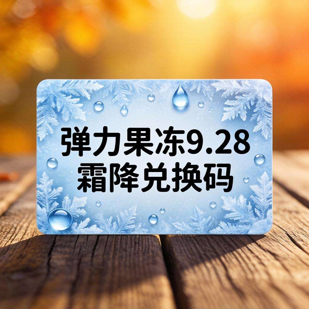 弹力果冻9.28霜降兑换码官方正版下载 - 极玩家