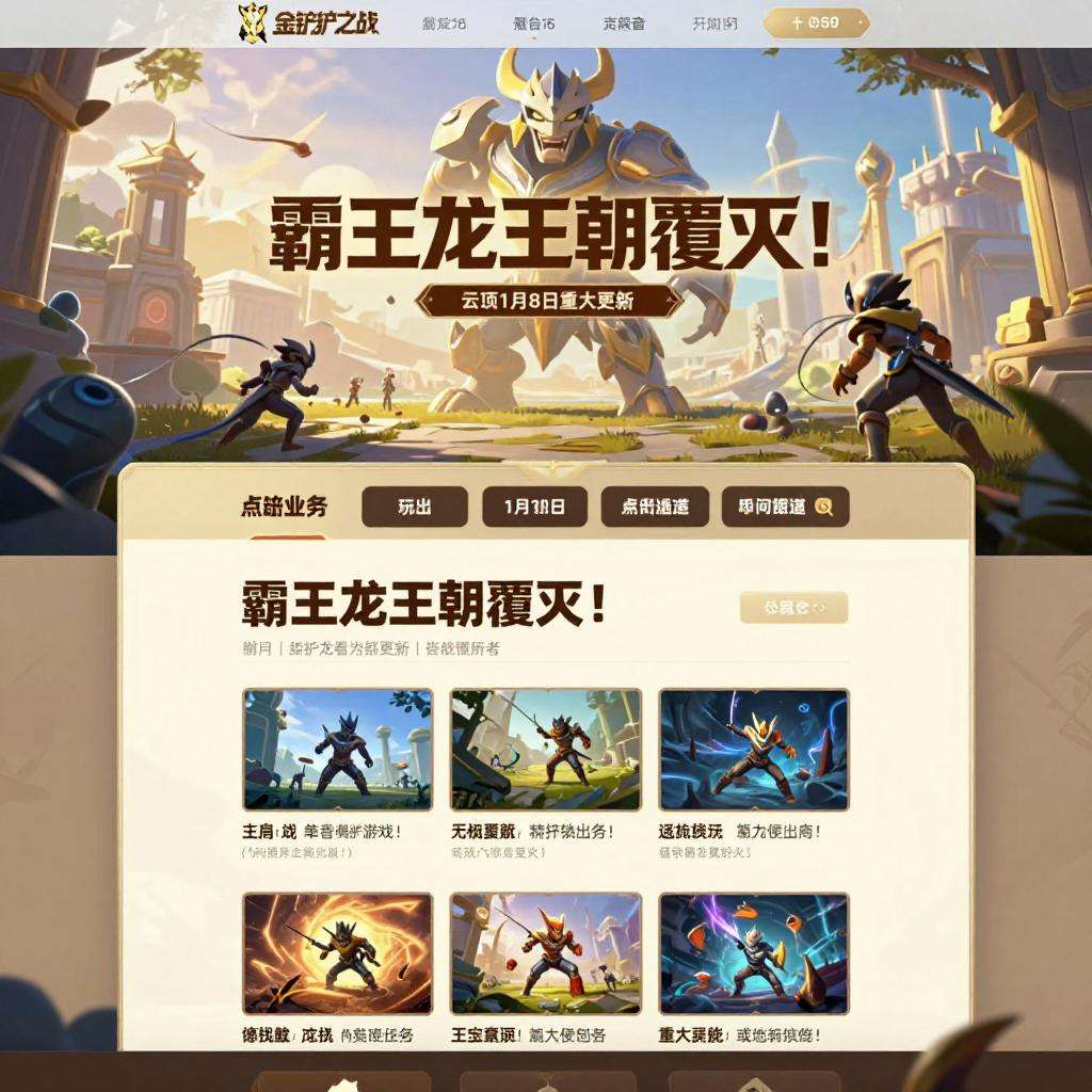 金铲铲之战云顶1月8日重大更新，霸王龙王朝覆灭！官方正版下载 - 极玩家