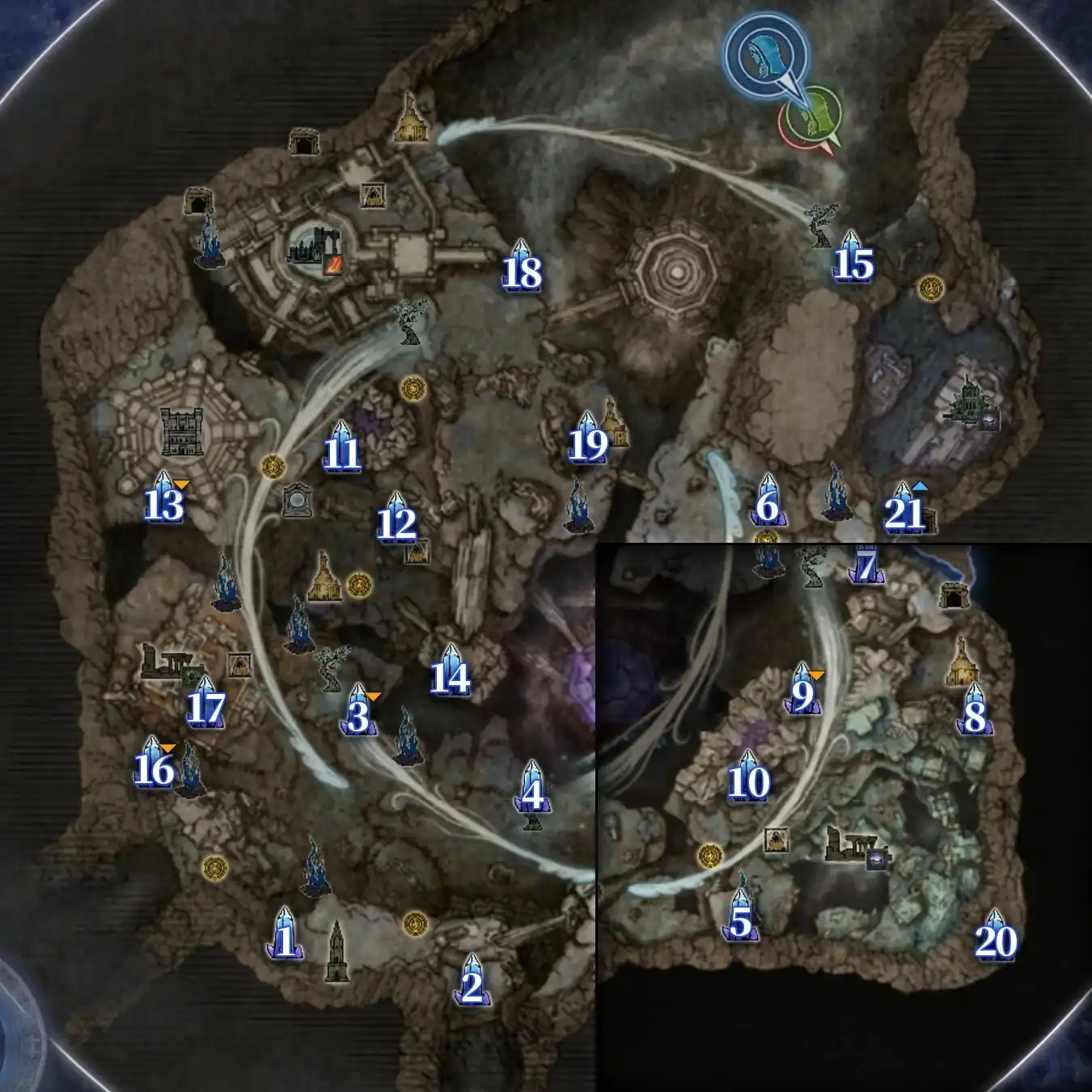 大空洞水晶竟然藏在这里,不拿它进神授塔只有半血(图2) 《艾尔登法环:黑夜君临》大空洞水晶点位分享