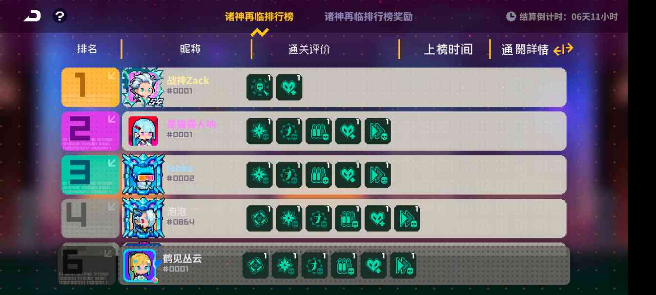 霓虹深渊：无限【诸神冲榜】诸神通关/百层冲榜攻略官方正版下载 - 极玩家