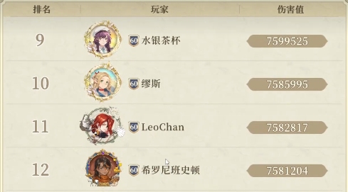 铃兰之剑：为这和平的世界顶分阵容角色榜(图8)