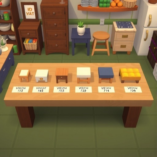 心动小镇心动小镇 奶茶鼠 全10件 家具承重 清单(图2)