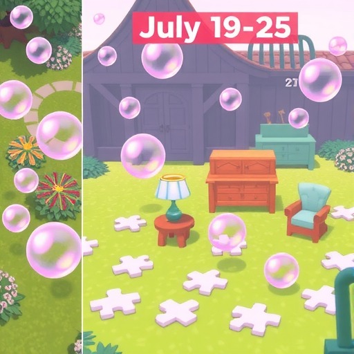 心动小镇心动小镇 7.19-7.25粉色泡泡 家具拼图位置(图2)