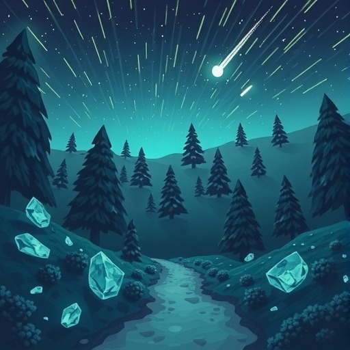 心动小镇流星雨天矿石位置(图1)