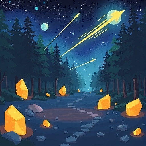 心动小镇流星雨天矿石位置(图2)