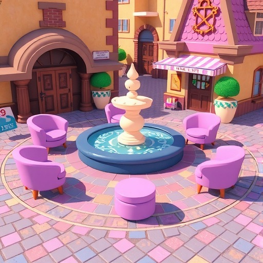 心动小镇心动小镇 2.1-2.7粉色泡泡家具位置攻略(图1)