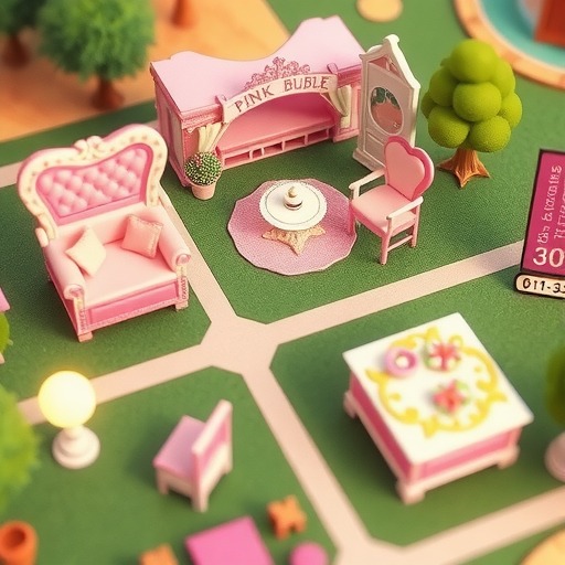 心动小镇心动小镇 5.24~5.30 粉色泡泡家具 详细位置(图1)