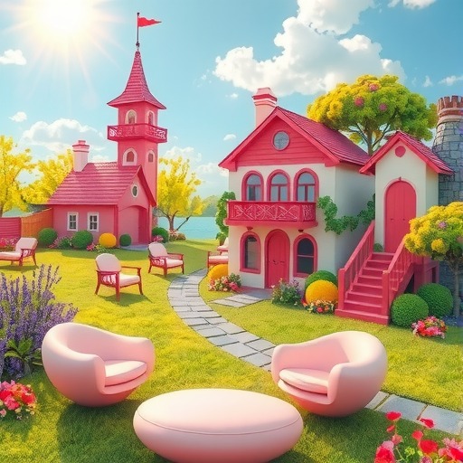 心动小镇心动小镇 4.12-4.18粉色泡泡家具位置攻略(图2)