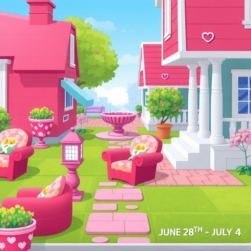 心动小镇心动小镇 6.28-7.4粉色泡泡家具位置攻略(图2)