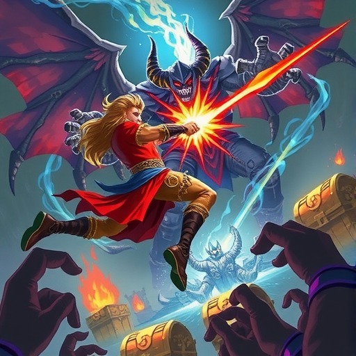 冒险寻宝然后打败魔王战斗！爽！(图1)