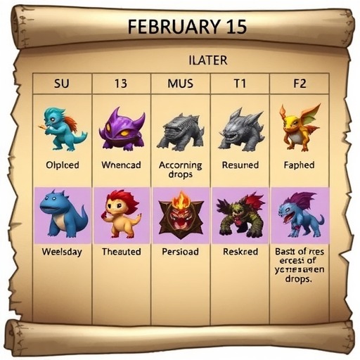 王都创世录周常刷怪预测（2.9-2.15）(图1)