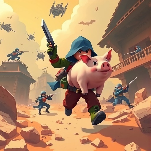 奇葩战斗家金猪运送,新地图入侵5V5(图1) 奇葩战斗家金猪运送,新地图入侵5V5(图1)