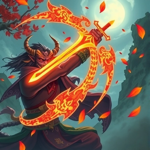 古今2-风起蓬莱幻境4的，剑魔可选一张幻秋风扫落叶(图2)