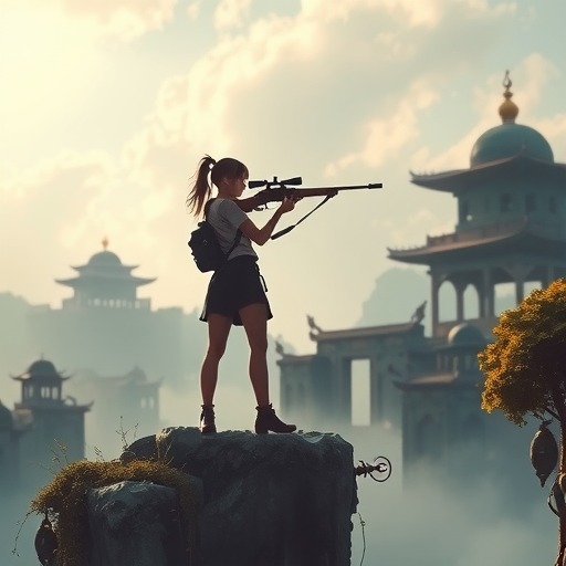 古今2-风起蓬莱【全自动自残体系攻略】她来了她来了，她扛着大狙走来了！(图12)