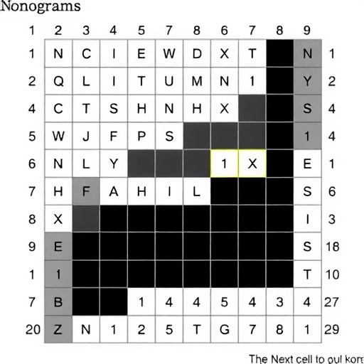 以数织图Nonogram下一步咋点呀(图1)