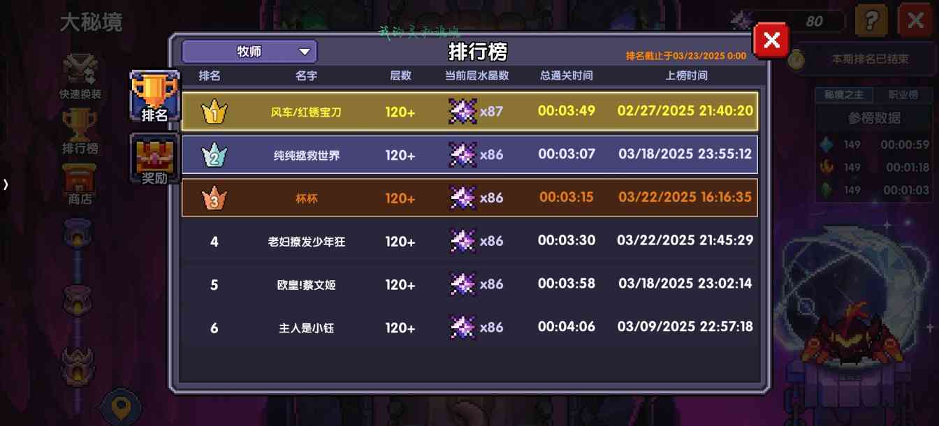 我的勇者0氪牧师 从零到牧师大神（小秘境20-50关）(图12)