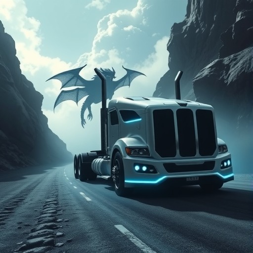 卡车人生资讯速递站：云间苍影舞蹁跹，全新旗舰“青龙”曝光(图2)