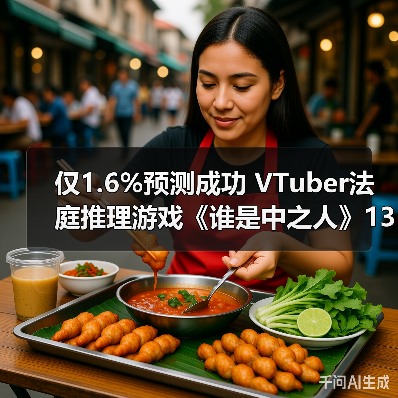 仅1.6%预测成功 VTuber法庭推理游戏《谁是中之人》13日发售（图1）