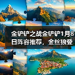 金铲铲之战金铲铲1月8日阵容推荐，金丝狼登顶！（图3）
