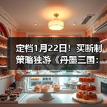 定档1月22日！买断制策略独游《丹墨三国：弈》邀你入场国风山水棋局！（图1）