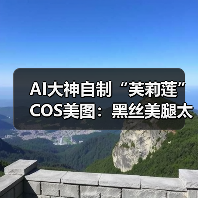 AI大神自制“芙莉莲”COS美图：黑丝美腿太涩了！（图1）