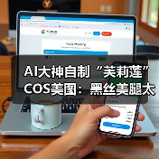 AI大神自制“芙莉莲”COS美图：黑丝美腿太涩了！（图4）