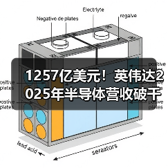 1257亿美元！英伟达2025年半导体营收破千亿创新纪录（图1）