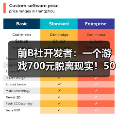 前B社开发者：一个游戏700元脱离现实！500元我都嫌贵（图3）
