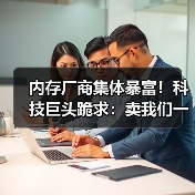 内存厂商集体暴富!科技巨头跪求:卖我们一点内存吧(图2) 内存厂商集体暴富!科技巨头跪求:卖我们一点内存吧(图2)