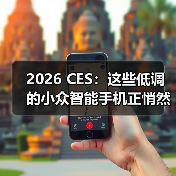 2026 CES：这些低调的小众智能手机正悄然吸引目光（图2）