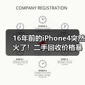16年前的iPhone4突然火了!二手回收价格暴涨60倍(图2) 16年前的iPhone4突然火了!二手回收价格暴涨60倍(图2)