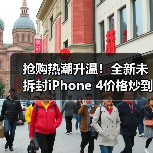 抢购热潮升温！全新未拆封iPhone 4价格炒到万元（图1）