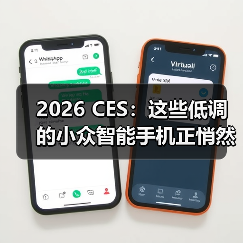 2026 CES：这些低调的小众智能手机正悄然吸引目光（图1）