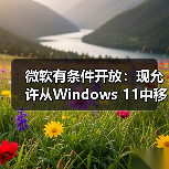 微软有条件开放：现允许从Windows 11中移除Copilot（图1）
