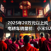 2025年20万元以上纯电轿车销量榜：小米SU7荣耀登顶！官方正版下载 - 极玩家