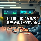 七年每月收“没赚钱”提醒邮件 独立开发者被V社“另类骚扰”（图2）