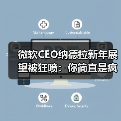 微软CEO纳德拉新年展望被狂喷