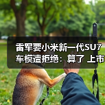 雷军要小米新一代SU7车模遭拒绝：算了 上市以后我自己买官方正版下载 - 极玩家