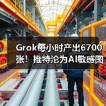 Grok每小时产出6700张！推特沦为AI敏感图基地官方正版下载 - 极玩家