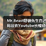 Mr.Beast野兽先生自述将放弃Youtube长视频赛道 转向主播领域（图2）