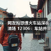 网友抱怨遭火车站深夜清场 12306：车站并非全24小时运营（图3）