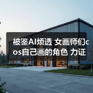 被鉴AI烦透 女画师们cos自己画的角色 力证(图4) 被鉴AI烦透 女画师们cos自己画的角色 力证(图4)