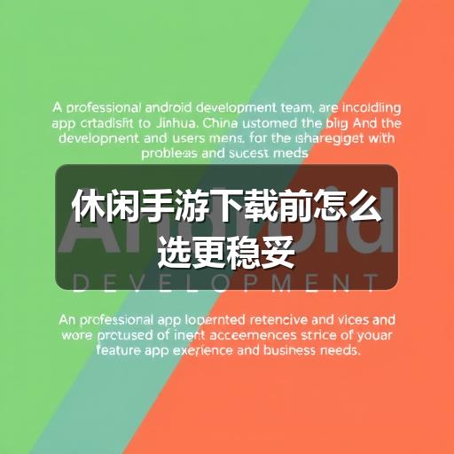 休闲手游下载前怎么选更稳妥(图1) 休闲手游下载前怎么选更稳妥