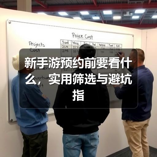 新手游预约前要看什么,实用筛选与避坑指南(图2) 新手游预约前要看什么,实用筛选与避坑指南