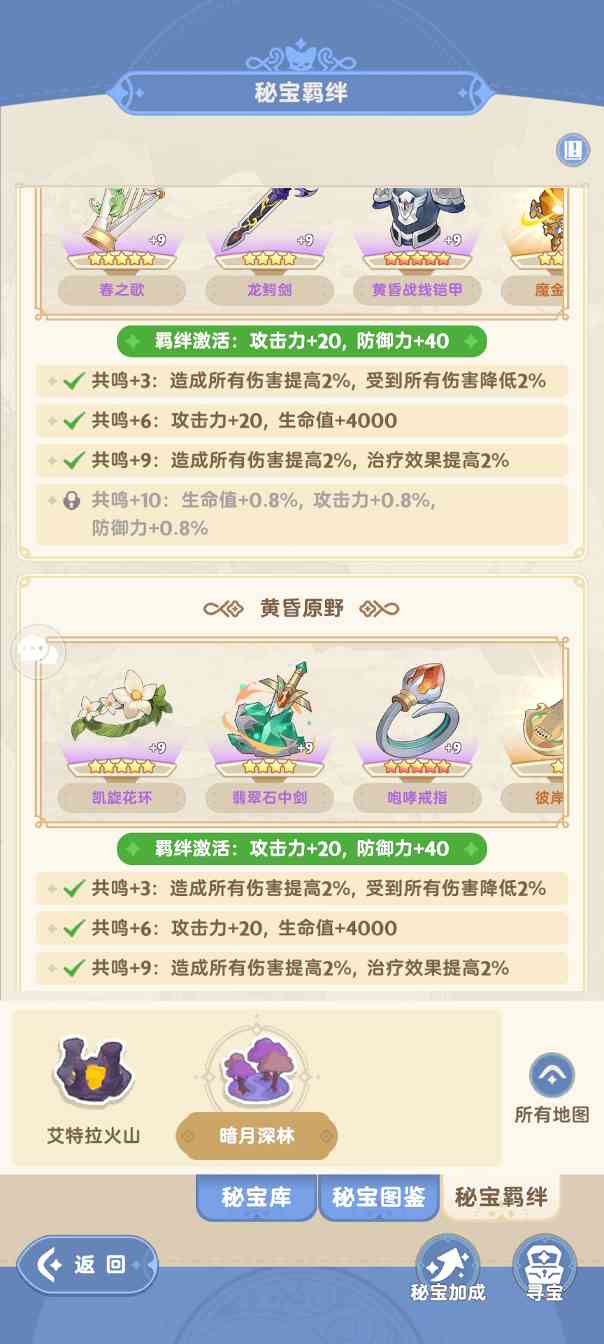 出发吧麦芬超级详细的纯t纯奶养成攻略（二、装备与秘宝）(图3)